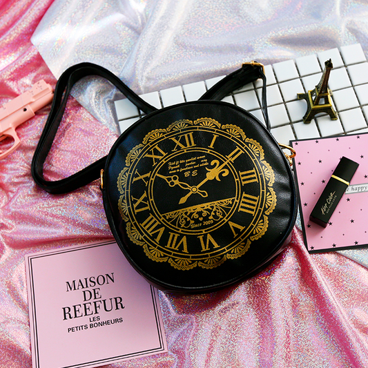 Sweet Lolita Cute Alice Clock Crossbody bags