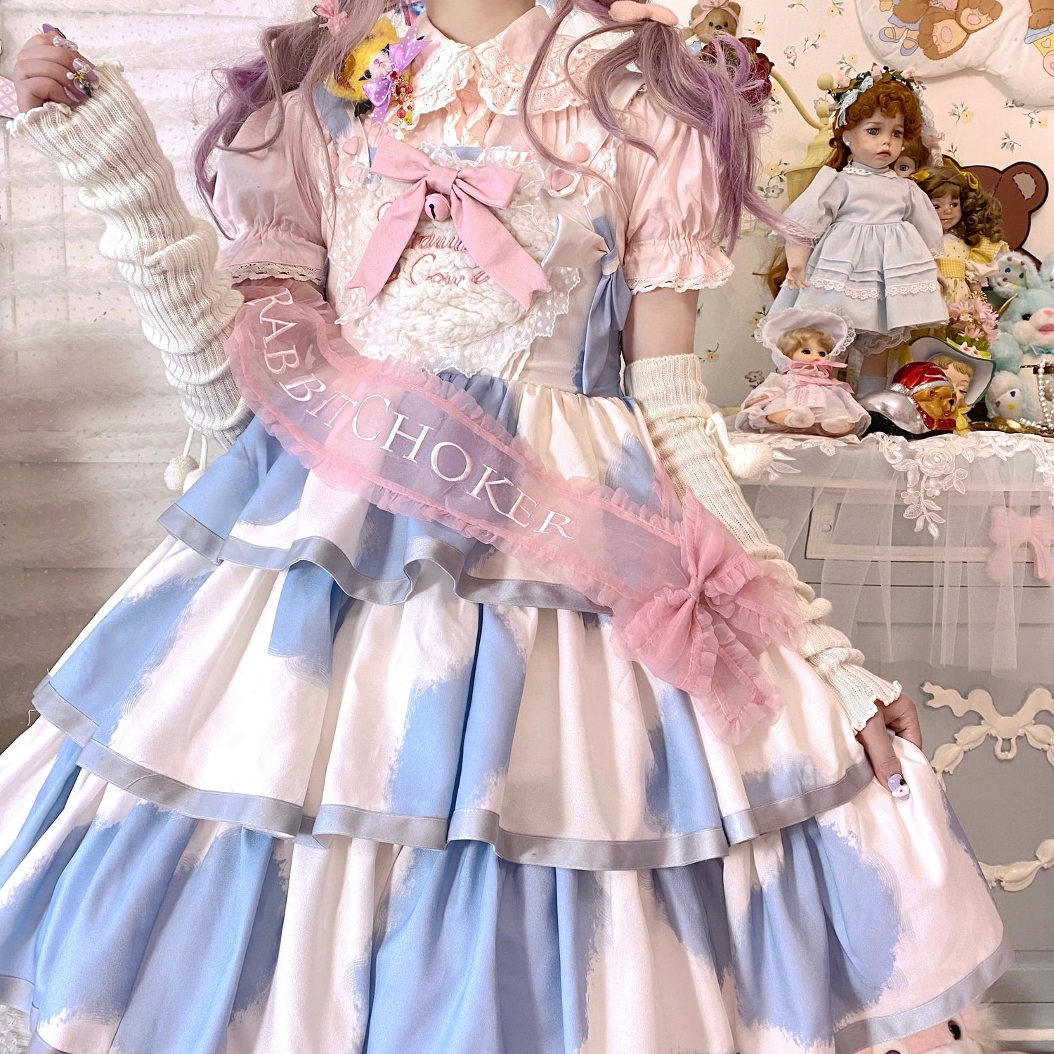 JSK Dress♥Pre-order 3 weeks♥ Strawberry Cow♥Sweet Lolita Dress