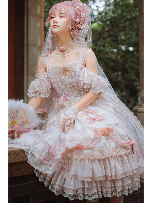 JSK Set ♥Ready to Ship♥Song in the moonlight ♥Hime Lolita Dress