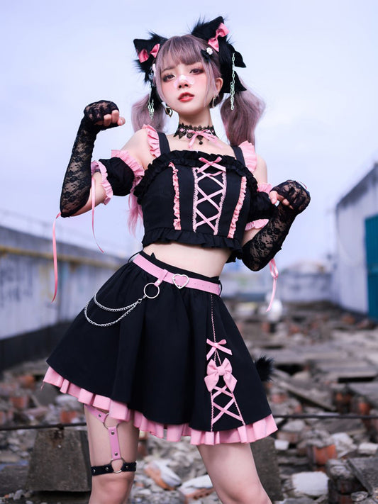 Top&SK Set♥Ready to Ship♥Hot Meow♥Sweet Lolita Dress