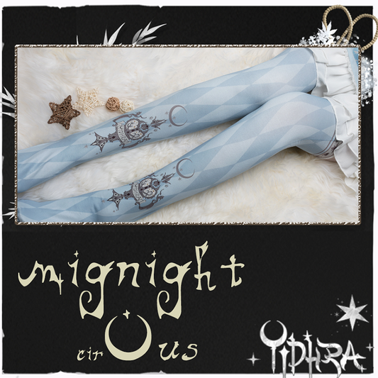 Midnight Cirous Lolita Tights By Yidhra