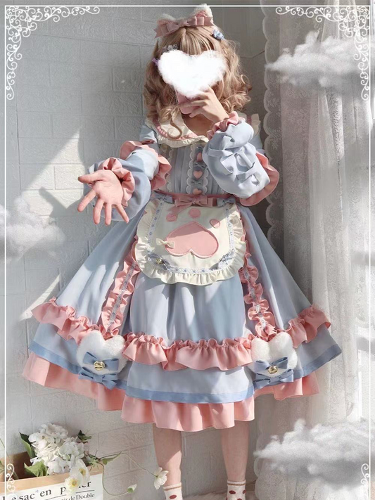 OP♥ Ready to Ship♥Kitty Cat Dessert Station ♥ Sweet Lolita Dress OP