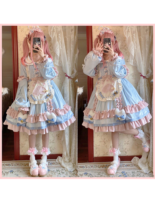 OP♥ Ready to Ship♥Kitty Cat Dessert Station ♥ Sweet Lolita Dress OP