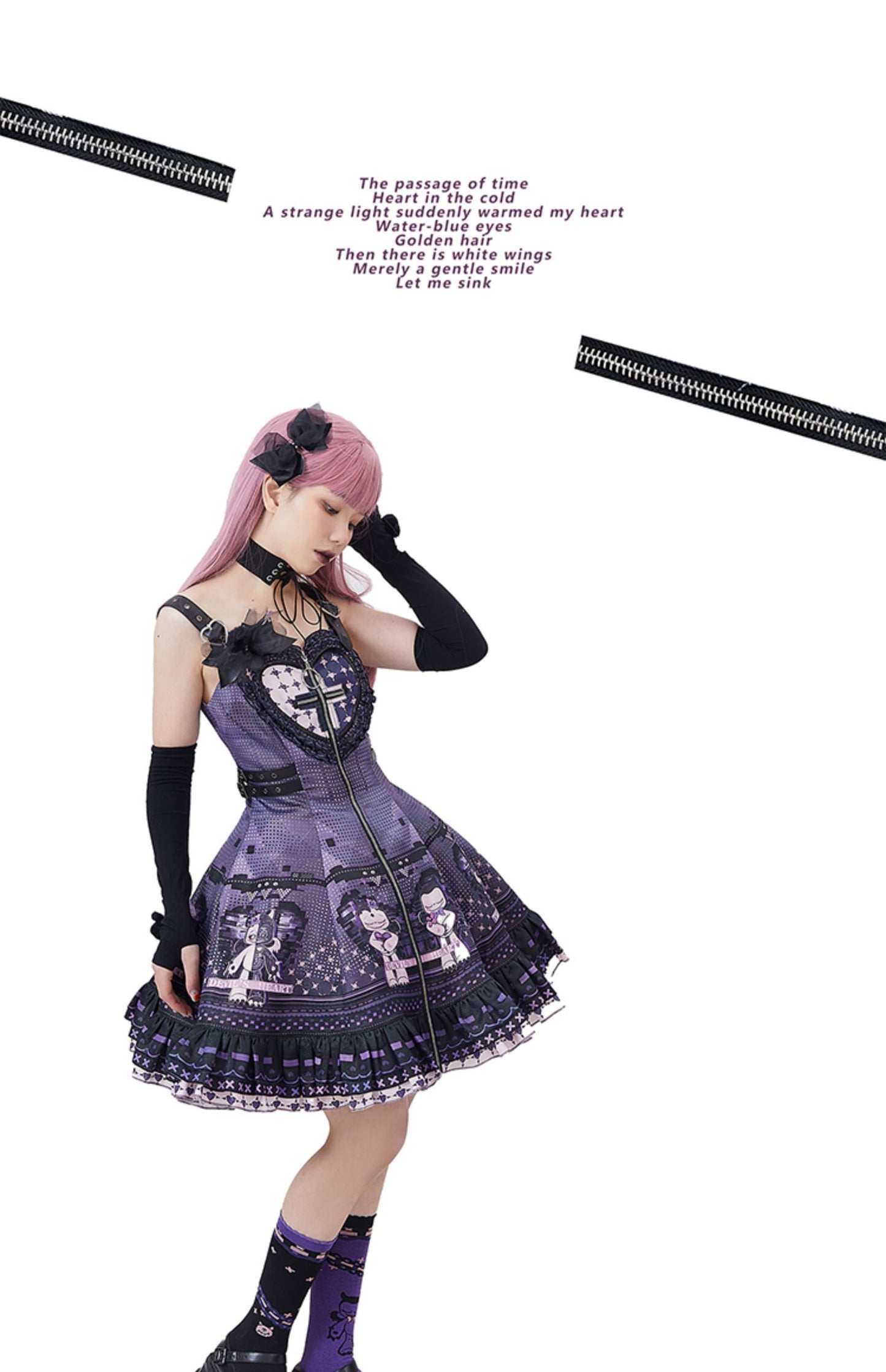 JSK ♥Ready to Ship♥Devil's Heart♥Gothic Lolita Dress