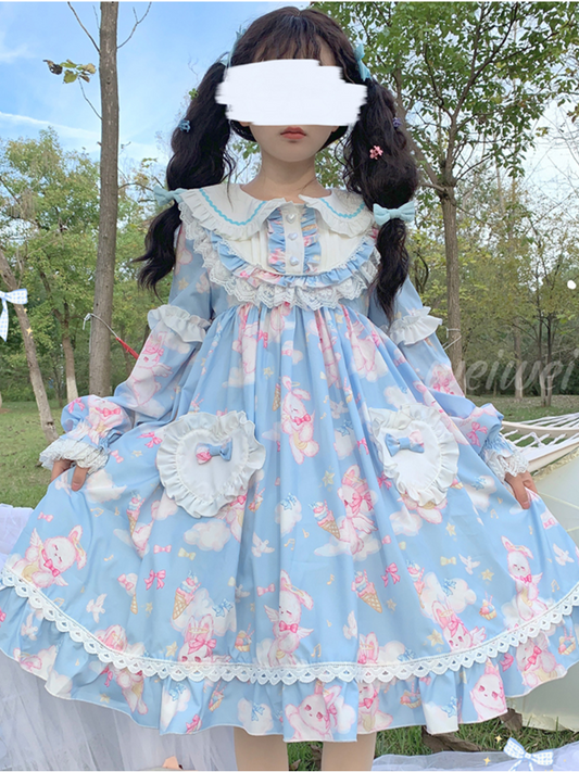 OP Dress♥Ready to Ship♥Cute Rabbit♥ Sweet Lolita Dress