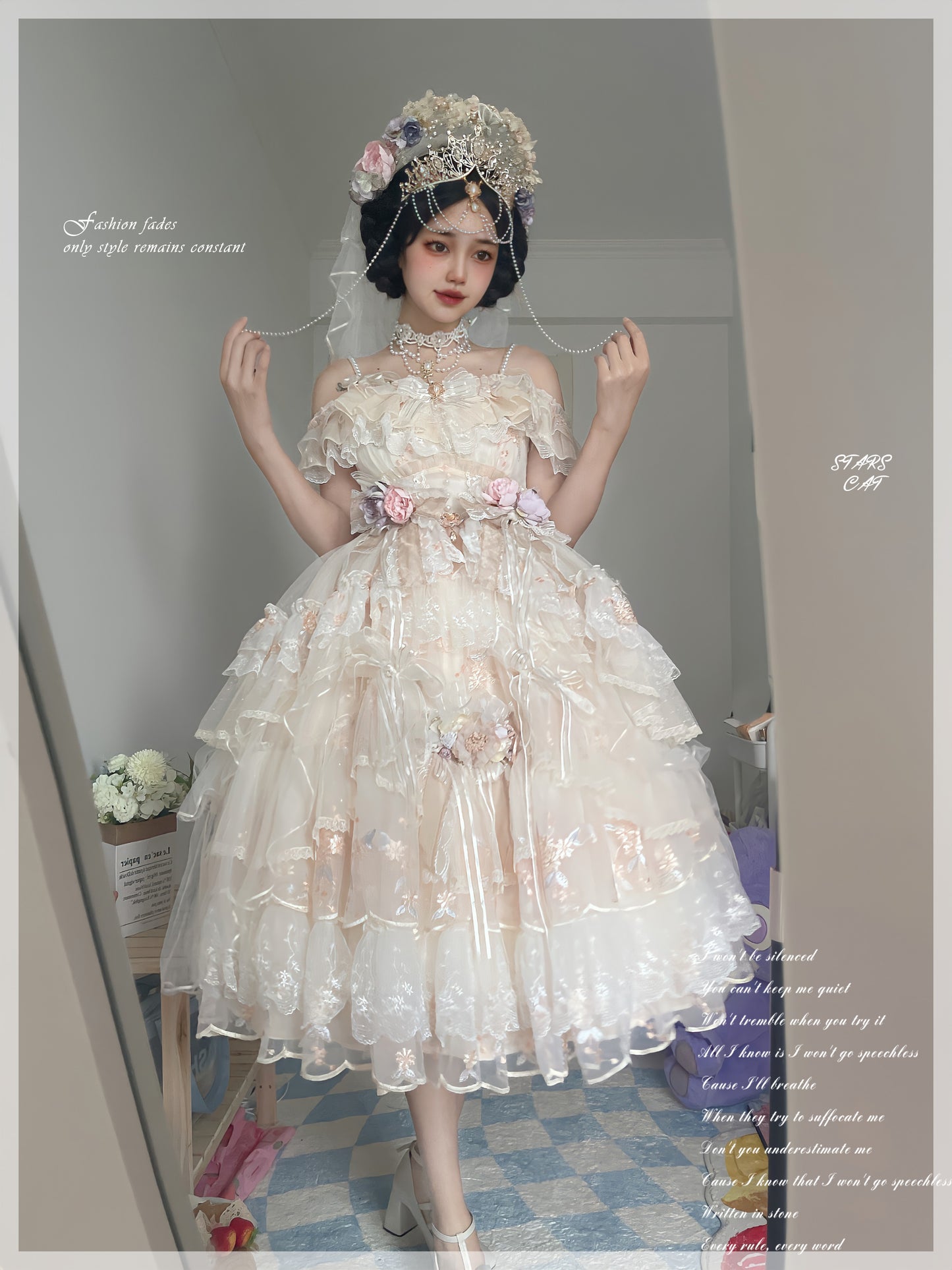 JSK Dress♥Pre-order-2 Months♥ Flower God Flora ♥Hime Lolita Dress