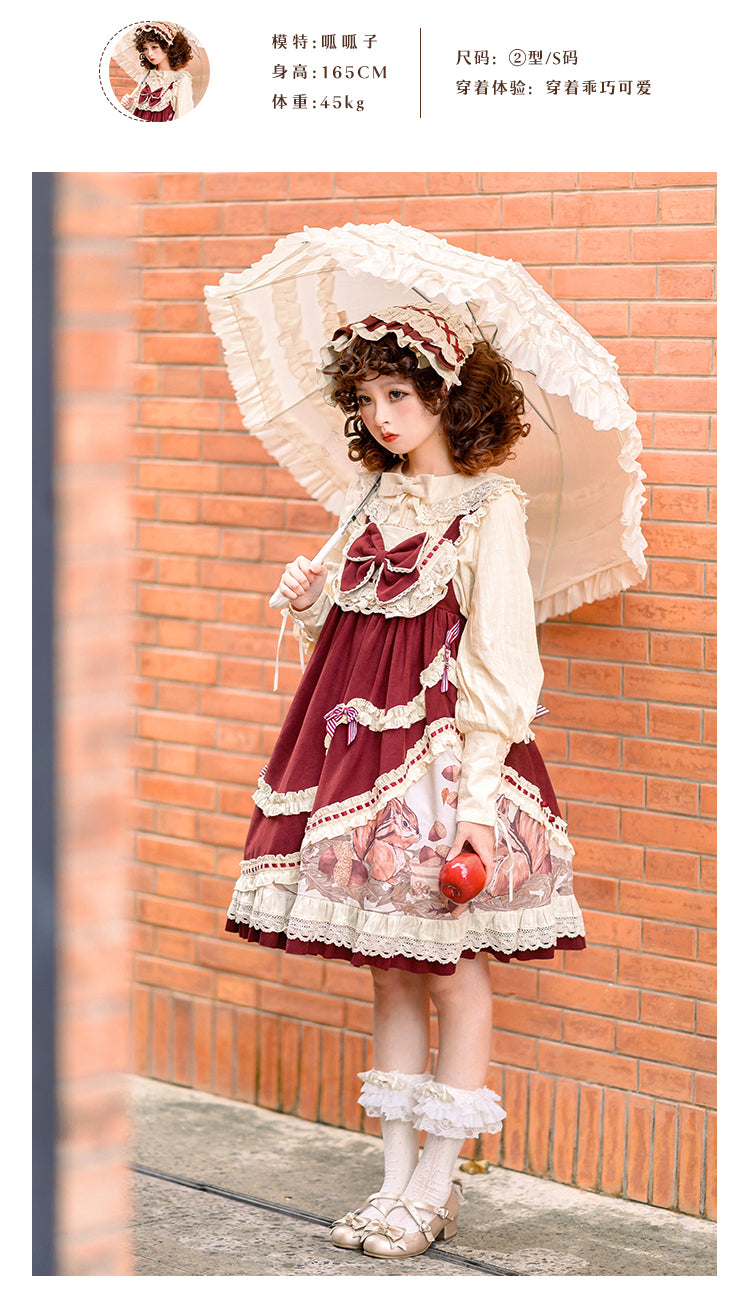 JSK & Blouse ♥Ready to Ship♥Little Acorn♥Sweet Lolita JSK Dress