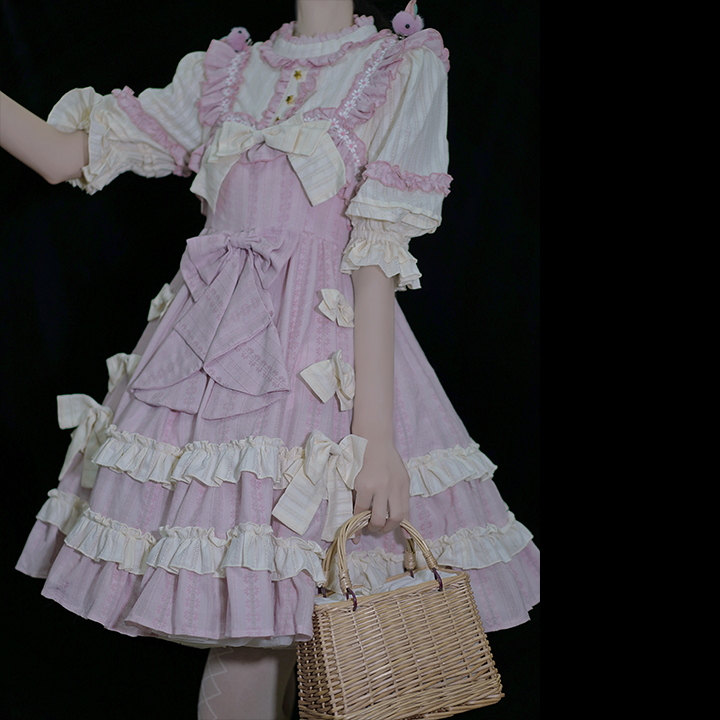 OP Dress♥Ready to Ship♥Rabbits Plant Flowers♥ Cotton Lolita Dress