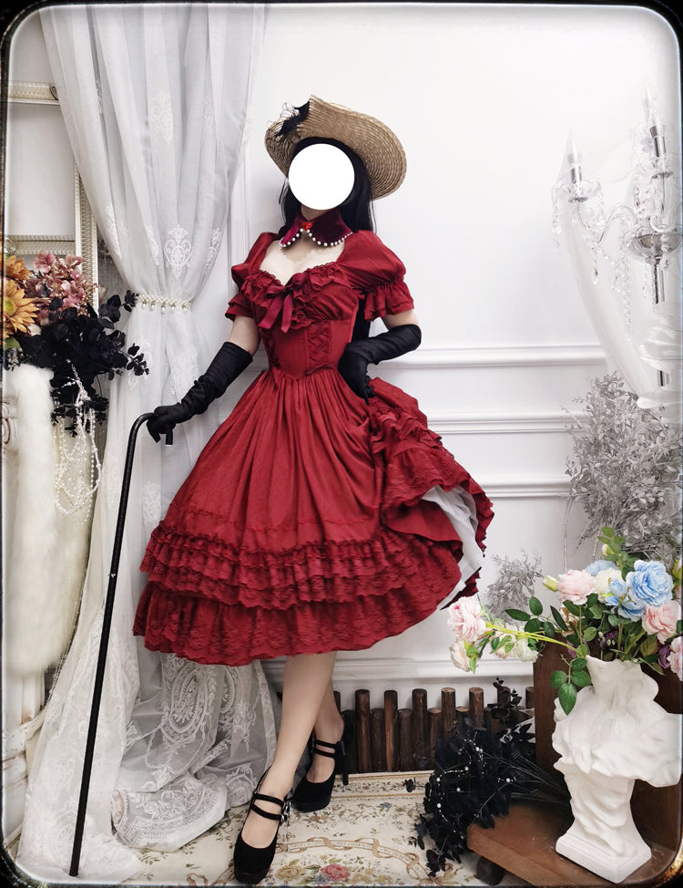 OP Dress♥Ready to Ship♥ Kiss of Nyx♥ Sweet Lolita Dress