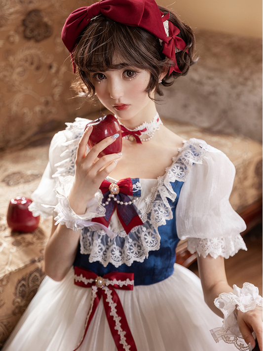 OP Dress♥Ready to Ship♥ White Snow Dance ♥ Sweet Lolita Dress