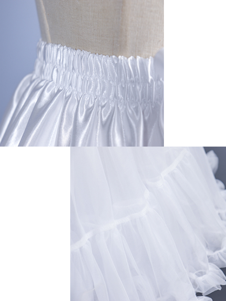 Rainbow Story Daily 45cm Length Cloud White Petticoat