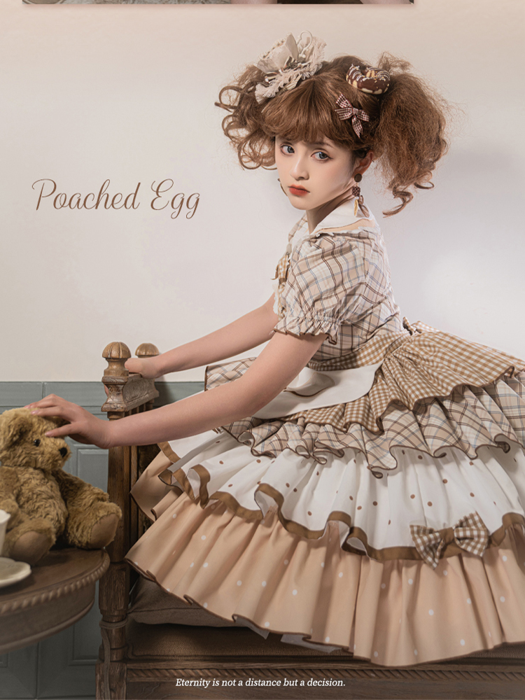OP♥Ready to Ship♥Poached Egg♥Sweet Lolita Dress