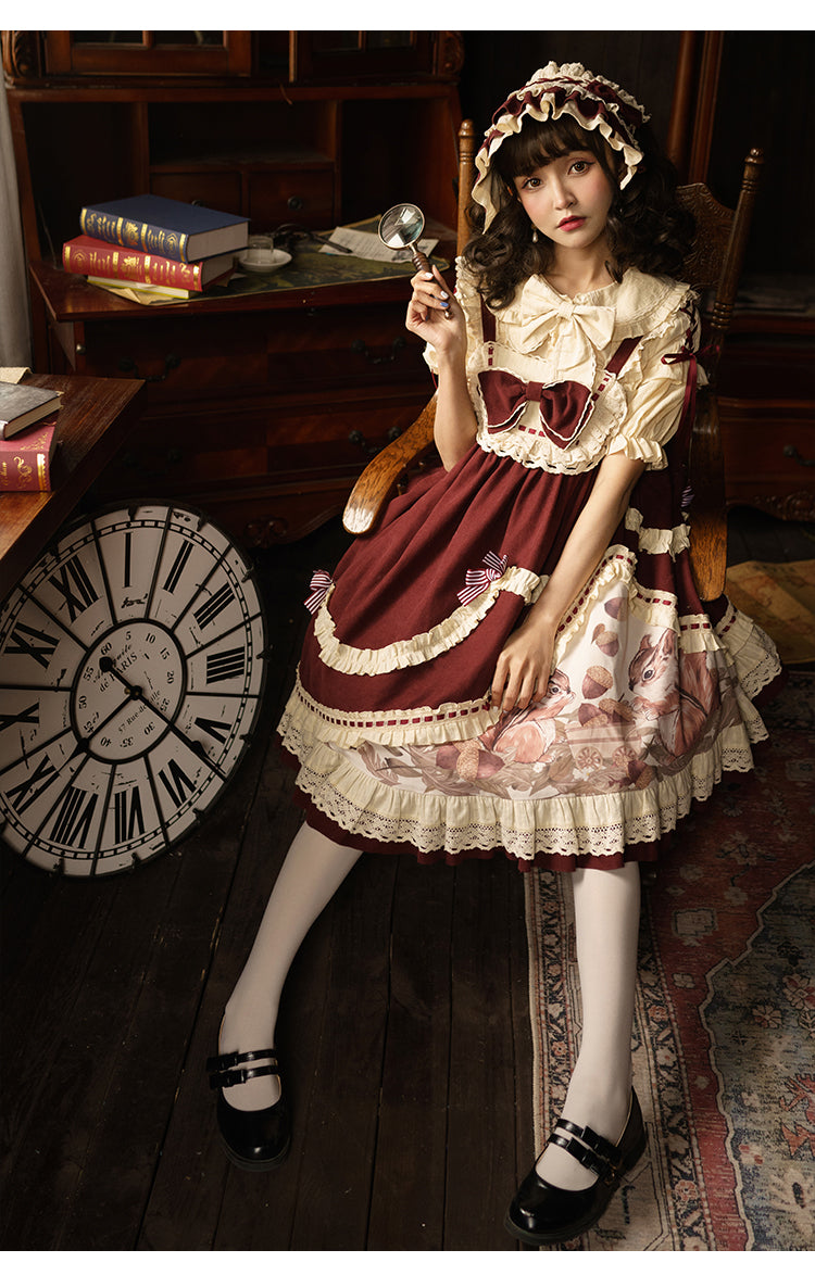 JSK & Blouse ♥Ready to Ship♥Little Acorn♥Sweet Lolita JSK Dress