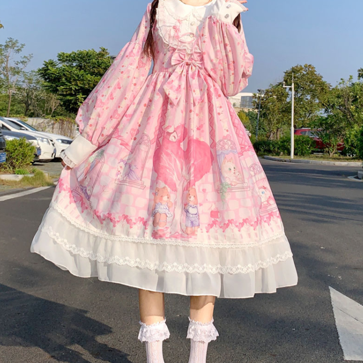 OP Dress♥Ready to Ship♥  Sweet Lolita Dress Long Sleeve