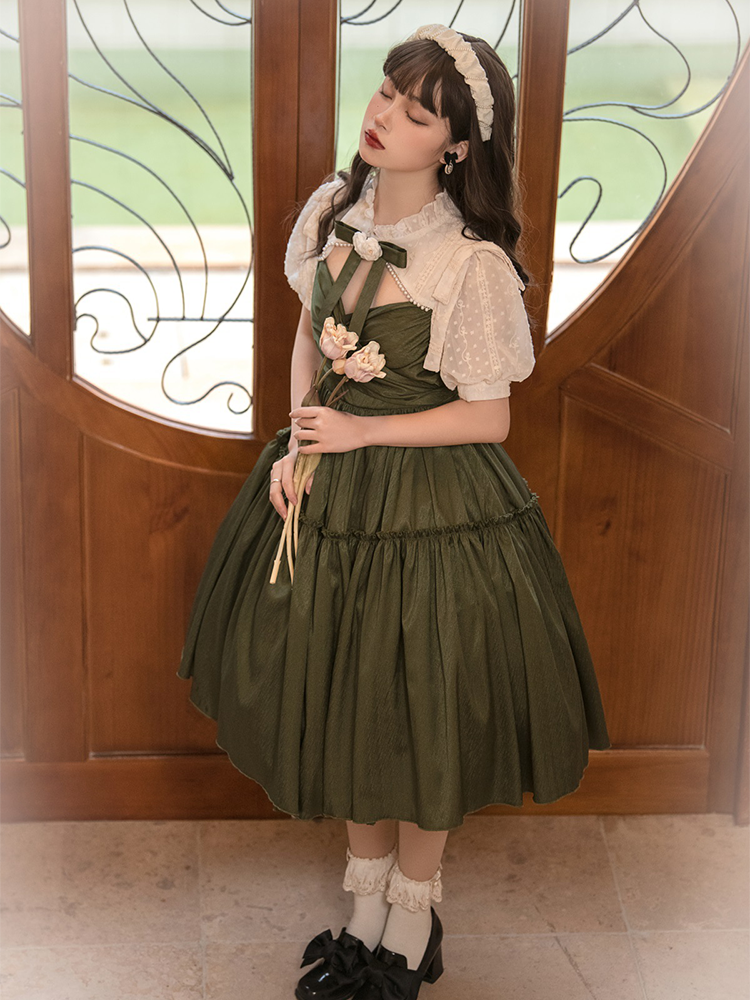 OP ♥Ready to Ship♥Garden& Poetry♥Sweet Lolita Dress