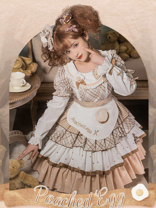 OP♥Ready to Ship♥Poached Egg♥Sweet Lolita Dress