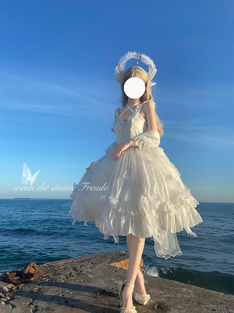 JSK ♥Ready to Ship♥dream feather ♥ Hime Lolita Dress