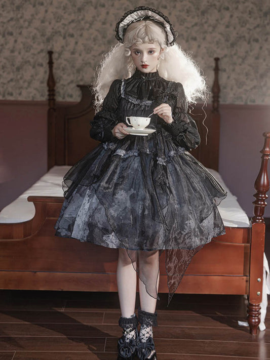 JSK♥Ready to ship♥Dead Leaves♥ Gothic Lolita Dress