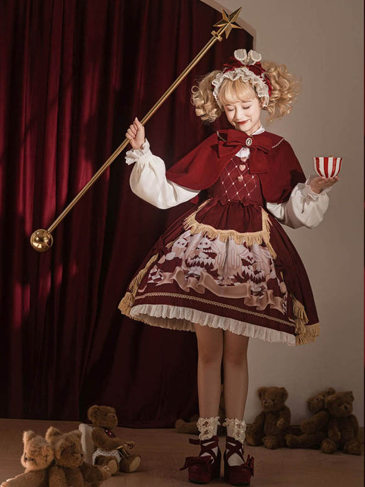 Cape♥ Ready to Ship♥Bunny Reading Club♥ Classic Lolita Cape