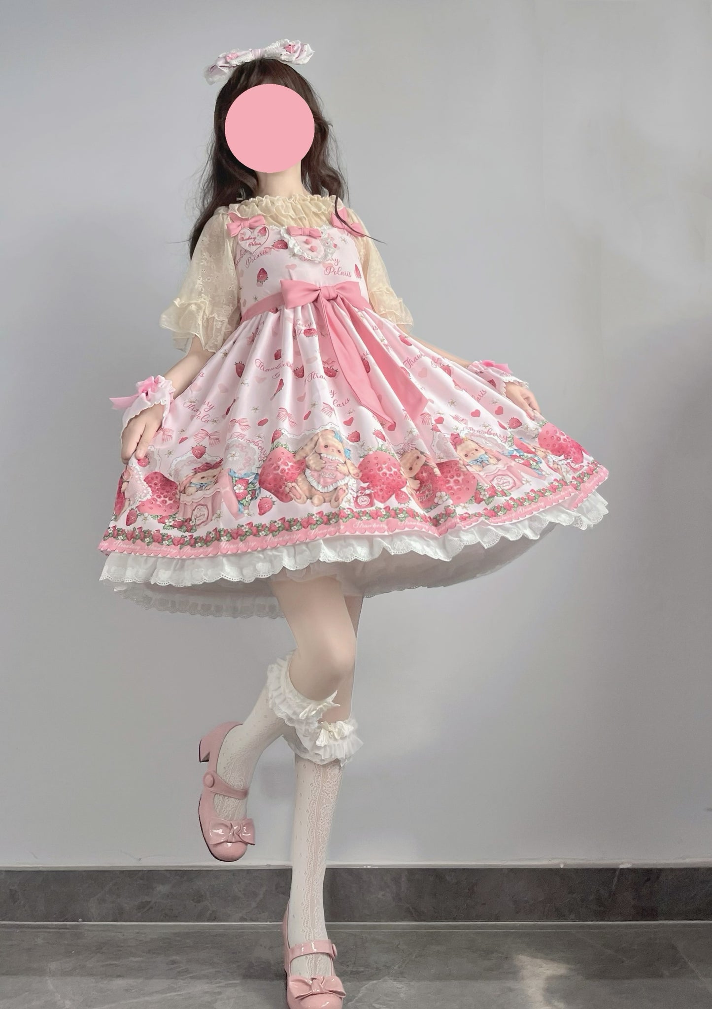 JSK♥Ready to Ship♥Rabbit Berry Gift Box ♥Sweet Lolita Dress