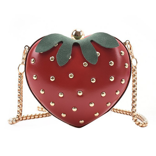 Lolita Red Small Strawberry Cross-body Purse