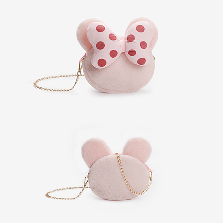 Cute Lolita Minnie Mouse Zipper Crossbody Bag