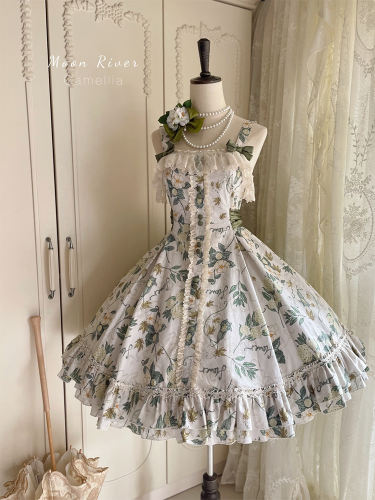 JSK Dress ♥Pre-order 3 months♥ Camellia ♥ Romantic Lolita Dress