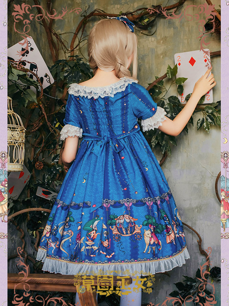 OP Dress♥Ready to Ship♥Fairyland♥Sweet Lolita Short Sleeve Dress