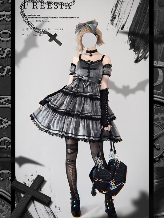 JSK♥Ready to Ship♥Cross Magic ♥ Gothic Lolita Dress