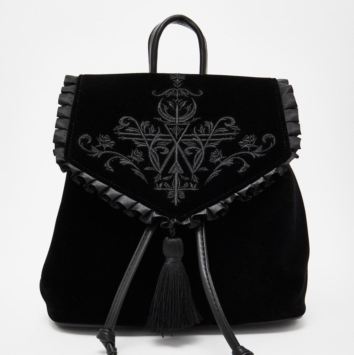 Gothic Black Magic Embroidery Lolita Backpack