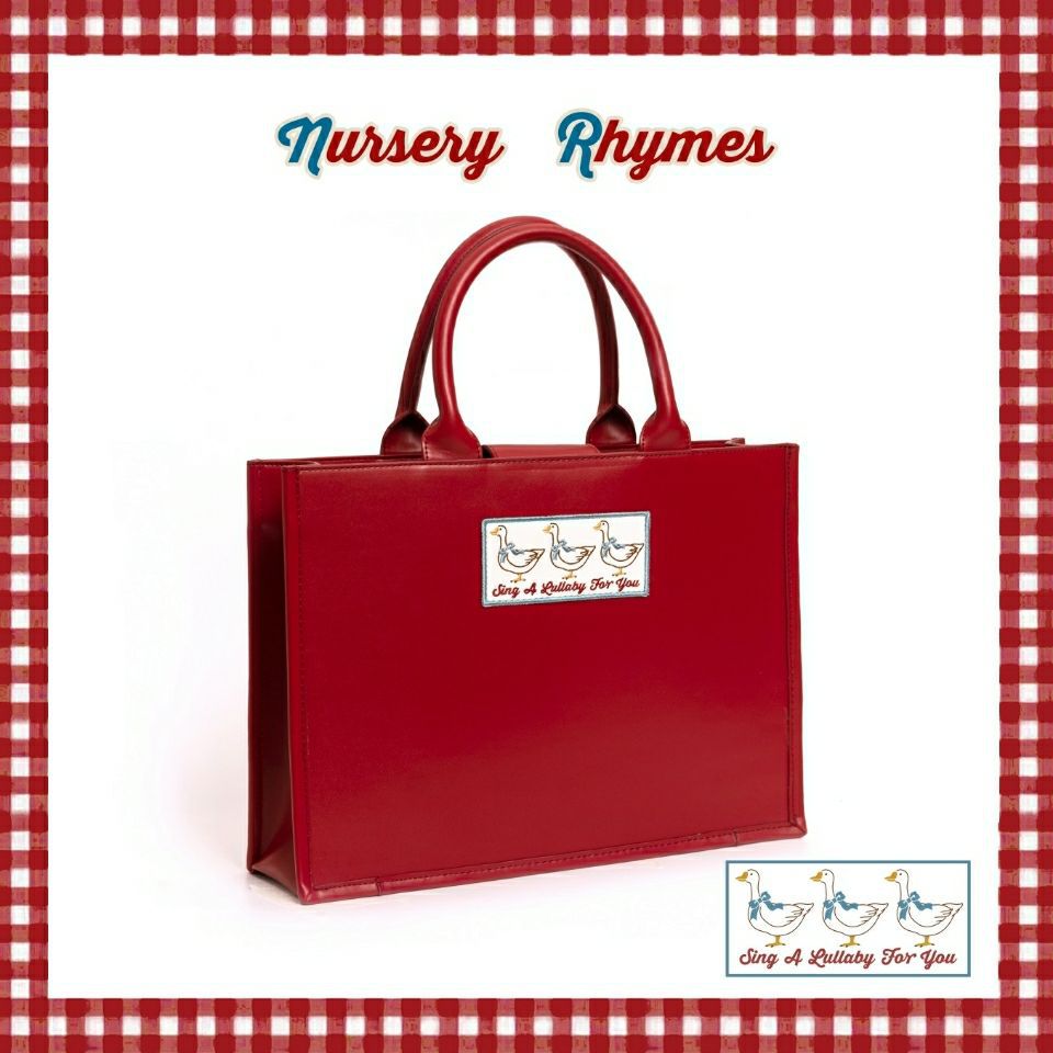 Lullaby Red Lolita High-Capacity Handbag