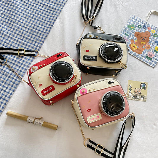 PU Camera Cross-Body Lolitabag