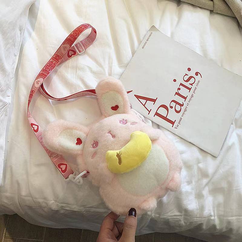 Sweet Lolita Lovely Rabbit Flat Cross-body Bag