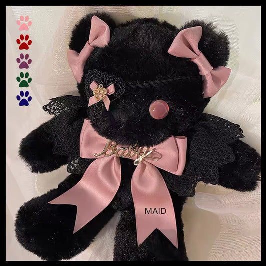 Evil One Eyed Black Sweetheart Bear
