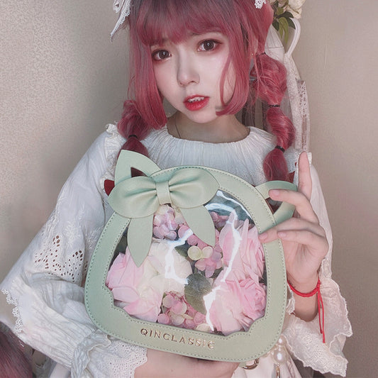 Transparent Lovely Candy Handbag/Cross-Body Bag