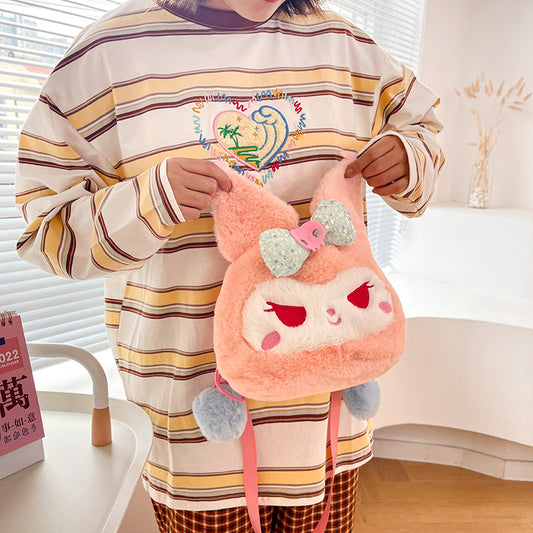 Cute Imp Cross-Body Plush Bag