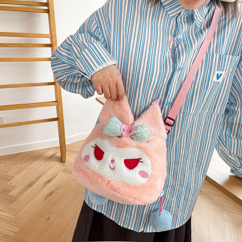 Cute Imp Cross-Body Plush Bag