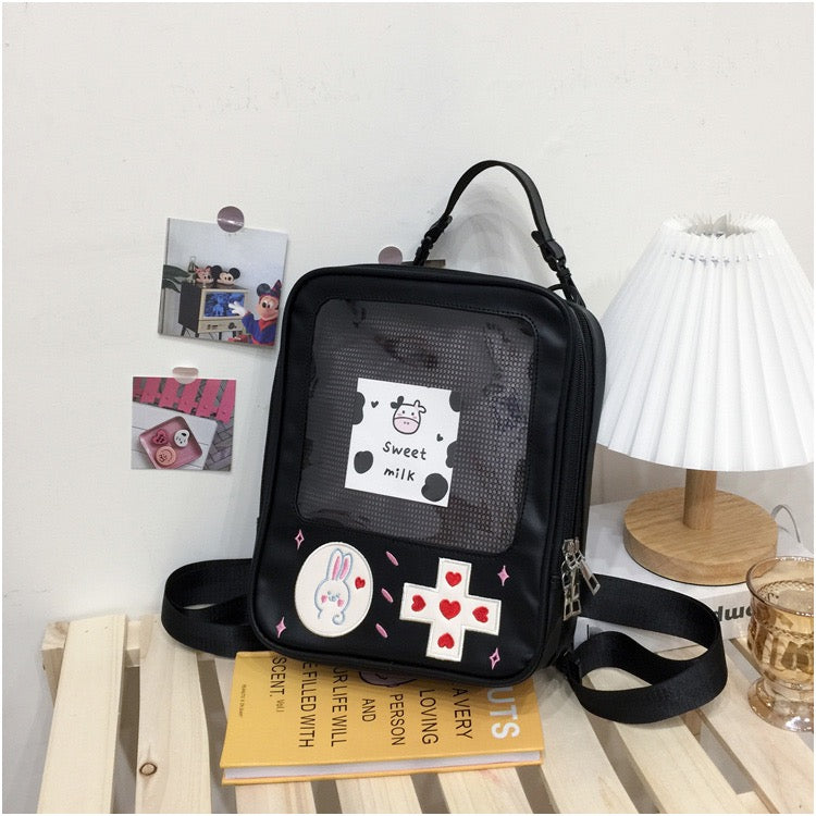 Transparent Cute Cartoon Lolita Backpack