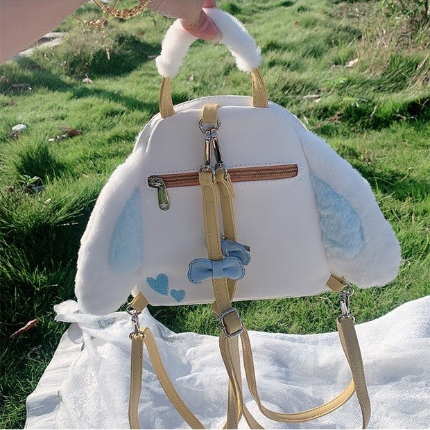 Fluffy Rabbit Bow Lolita Backpack