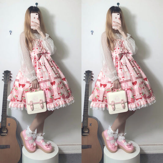 Vigorous Lolita Girl's Handbag/Cross-Body Bag