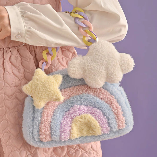 Rainbow Cloud Shoulder Bag By ChaCha