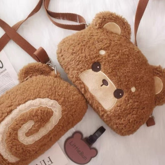 Bear Roll Case Doll Bag