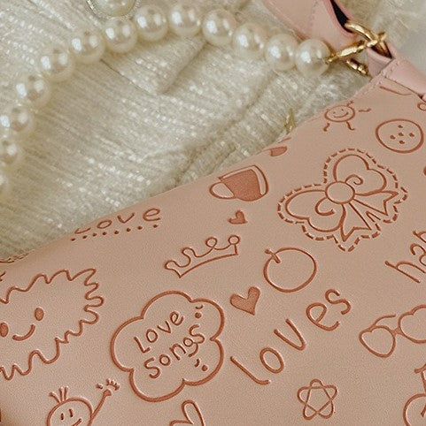 Stamp Small Capacity Pearl Bag