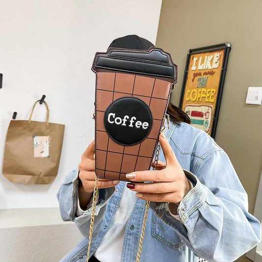Coffee Lolita PU Bag