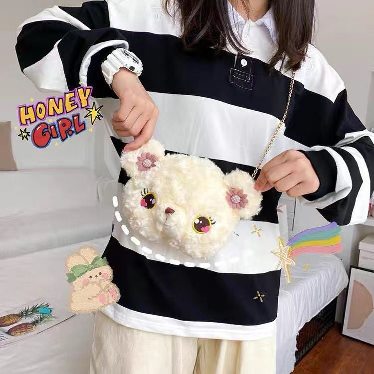 Beautiful Eyes Teddy Bear Plush Toy Lolita Bag