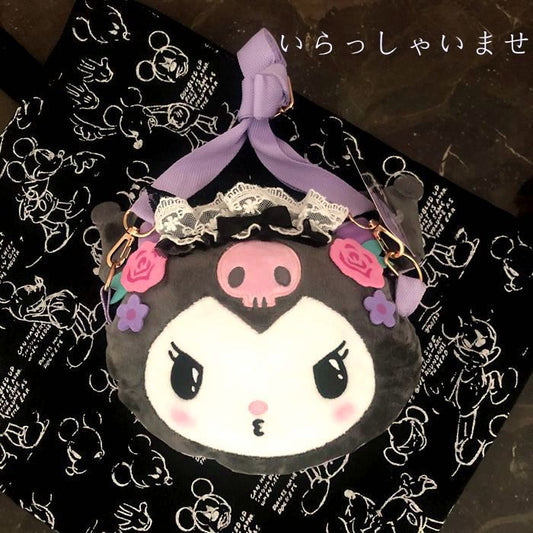 Kawaii Lolita Kuromi Cross-body Bag