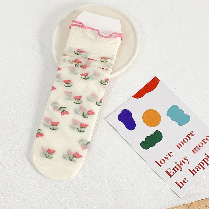 Lovely Fruit Thin Lolita Socks