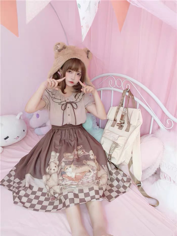 SK♥ Ready to Ship♥Teddy Bear ♥ Classic Lolita Dress SK