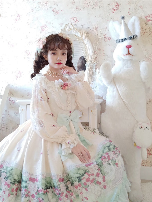 OP♥ Ready to Ship♥Fairytale Town♥ Sweet Lolita Dress OP