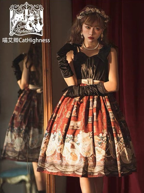 JSK ♥Ready to Ship♥Ceylon Under The Moonlight♥ Classic Lolita JSK Dress